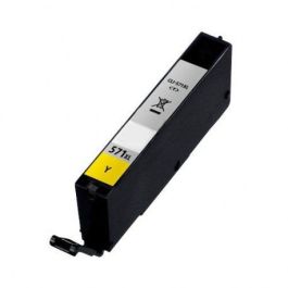 Cartouche compatible 0334C001 / CLI-571 YXL Canon - jaune