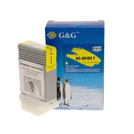 Cartouche compatible 0898B001 / PFI-102 Y Canon - jaune