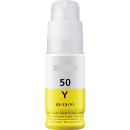 Bouteille d'encre compatible 3405C001 / GI-50 Y Canon - jaune