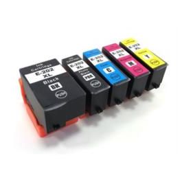 Cartouches compatibles 202XL Epson - Multipack 5 cartouches (BK,C,M,Y,PB)