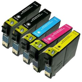 Cartouches compatibles T1285 Epson - Multipack 5 cartouches (2xBK + C,M,Y)