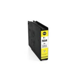 Cartouche compatible C13T755440 / T7554 Epson - jaune