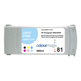 Cartouche compatible C4934A / 81 HP - cyan photo