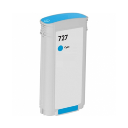 Cartouche compatible F9J76A / 727 HP - cyan
