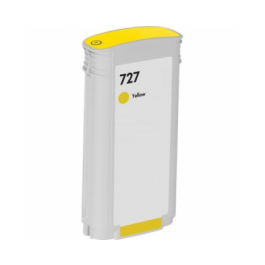 Cartouche compatible F9J78A / 727 HP - jaune
