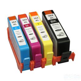 Cartouches compatibles 364XL/ J3M82AE HP - Multipack 4 couleurs (BK,C,M,Y)