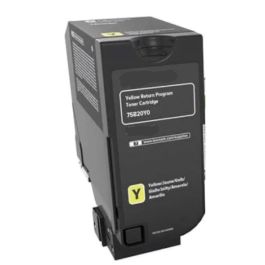 Toner compatible 75B20Y0 Lexmark - jaune