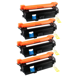 HP - CE400X-A / 507X-A - pack de 4 - toners compatibles
