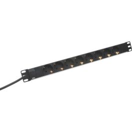 DIGITUS 19" Steckdosenleiste, 8-fach, 1 HE, ohne Schalter