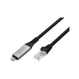 DIGITUS Câble Ethernet USB 3.2, USB-C - RJ45 mâle, 5 m