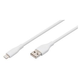 DIGITUS Câble silicone, USB-A - Lightning, 1,0 m