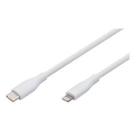 DIGITUS Câble silicone, USB-C - Lightning, 2,0 m