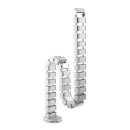DIGITUS Chemin de câbles flexible, couleur : argent