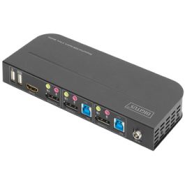 DIGITUS Commutateur KVM, 2 ports, 2x entrée DP, 1x sortie DP