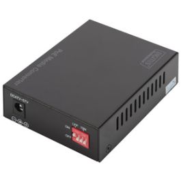 DIGITUS Convertisseur de médias Gigabit PoE, RJ45 / SFP, PSE