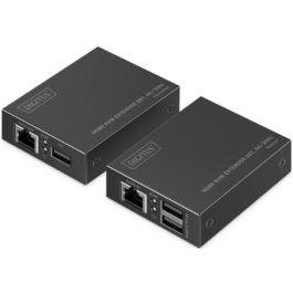 DIGITUS Kit d'extension KVM HDMI 4K, Full HD, 40/70 m
