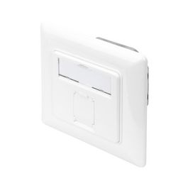 DIGITUS Unterputzdose Kat. 6A, Klasse EA, 1x RJ45, reinweiß