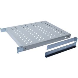 DIGITUS étagère 19", 1U, profondeur:350 mm, gris clair