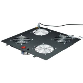 DIGITUS unité de ventilation de toit, 2 ventilateurs, noir