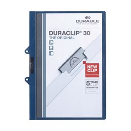 DURABLE Chemise à clip DURACLIP EASY FILE, A4, bleu foncé