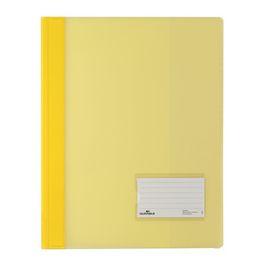 DURABLE Chemise à lamelle DURALUX, A4, jaune translucide