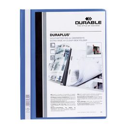 DURABLE Chemise à lamelle DURAPLUS, A4, bleu