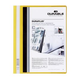 DURABLE Chemise à lamelle DURAPLUS, A4, jaune