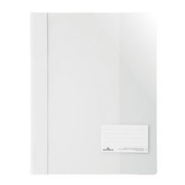 DURABLE Chemise à lamelle extra large, A4+, PVC, blanc