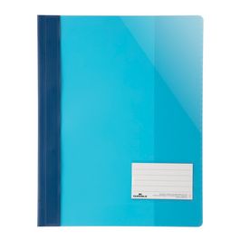 DURABLE Chemise à lamelle extra large, A4+, PVC, bleu