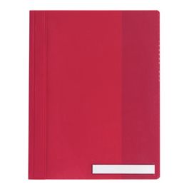 DURABLE Chemise à lamelle, A4, PVC, rouge