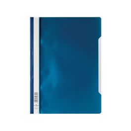 DURABLE Chemise à lamelle, A4, en PP, bleu foncé