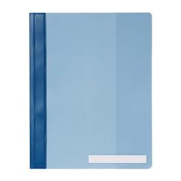 DURABLE Chemise à lamelle, A4, en PVC, bleu