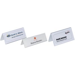 DURABLE Chevalet porte-nom, en forme de toit, en plastique