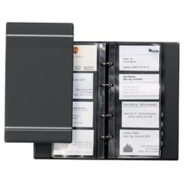 DURABLE Classeur à anneaux pour cartes de visite VISIFIX