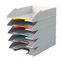 DURABLE Corbeille à courrier VARICOLOR MIX, gris clair