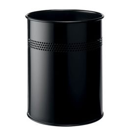 DURABLE Corbeille à papier METALLIQUE, rond, 15 litres