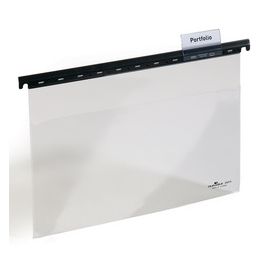 DURABLE Dossier suspendu, A4, onglet 60 mm, transparent x25