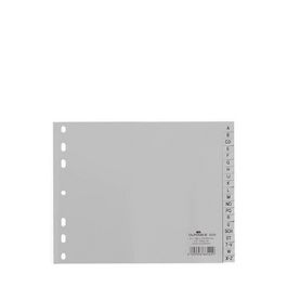 DURABLE Kunststoff-Register, A-Z, A4 halbe Höhe, 20-teilig