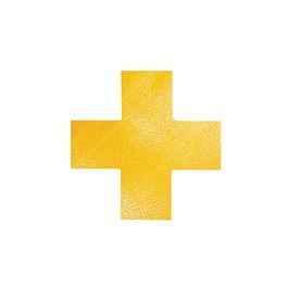 DURABLE Marquage de place, croix, autocollant, jaune