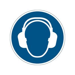 DURABLE Panneau de sécurité "Porter un casque anti-bruit"