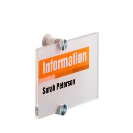 DURABLE Plaque de porte CRYSTAL SIGN, (L)210 x (H)297 mm