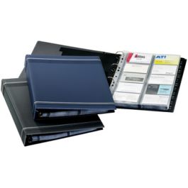 DURABLE Pochettes pour cartes de visite, A4, pour 10 cartes