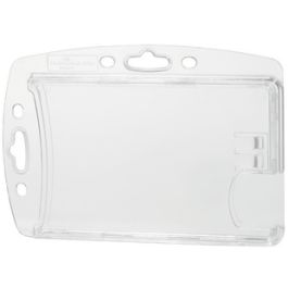 DURABLE Porte-badge double, rigide, avec encoche