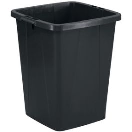 DURABLE Poubelle DURABIN ECO 90, carré, noir