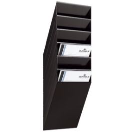 DURABLE Set porte-brochures mural "FLEXIBOXX 6", A4, noir