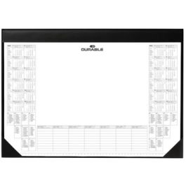 DURABLE Sous-main avec bloc de calendrier, noir