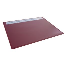 DURABLE Sous-main avec calendrier, PP, rouge