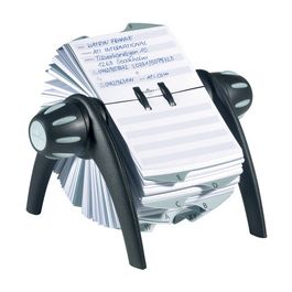 DURABLE fichier d'adresses TELINDEX flip, noir / gris