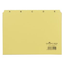 DURABLE intercalaire A - Z, en PP, format A5 paysage