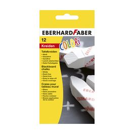 EBERHARD FABER Craie pour tableau noir COLORI, blanc